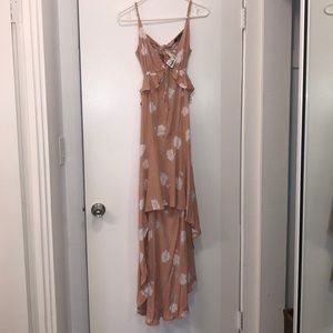 Planet Blue XS Backless Peach Sundress